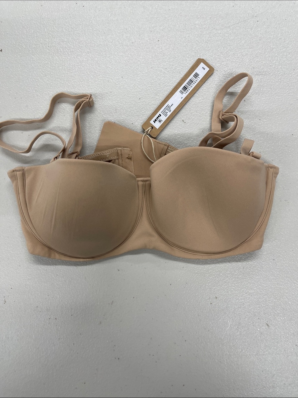Skims Fits Everybody Strapless Bra 32B CLAY
